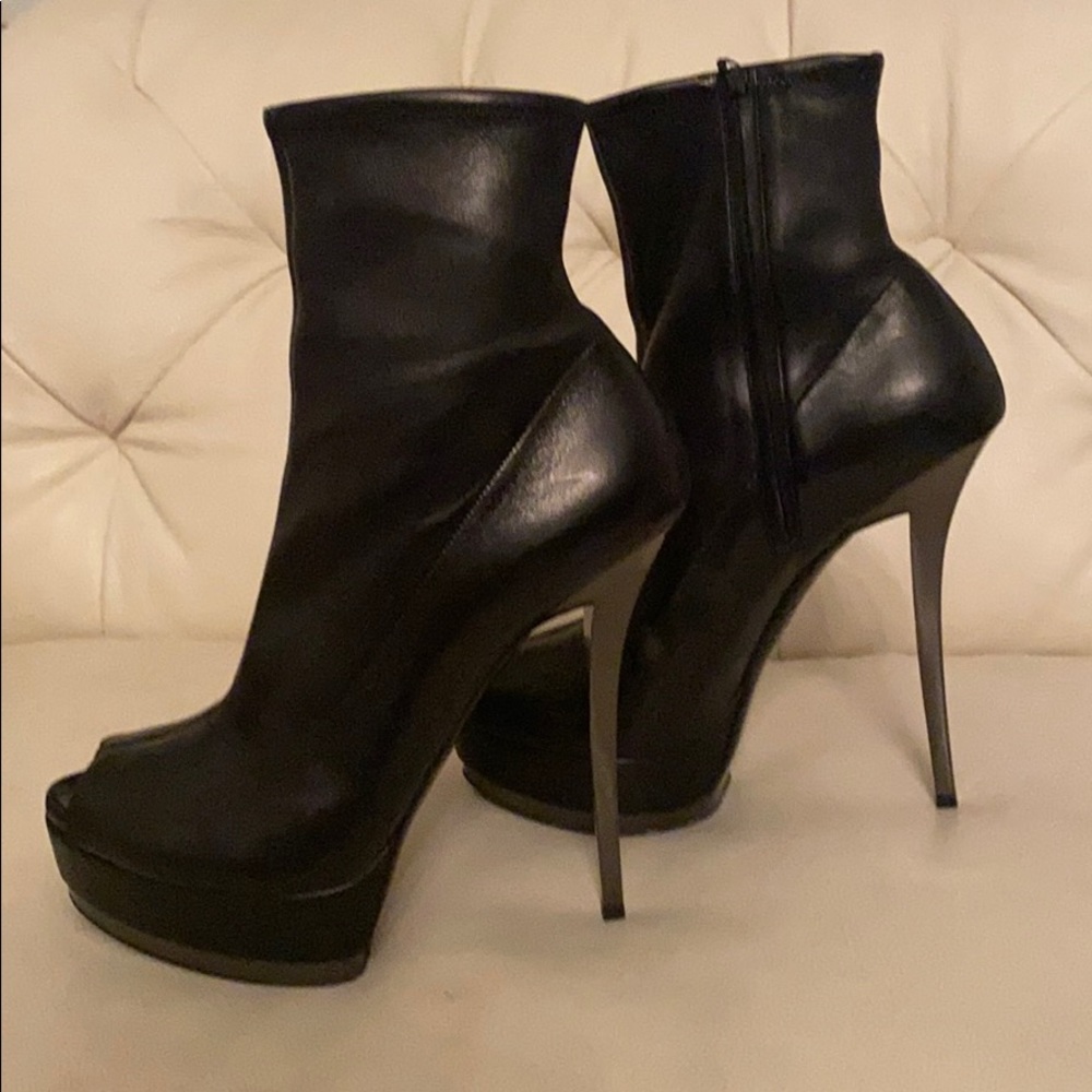 Authentic Gucci Platform Peeptoe Booties - image 1